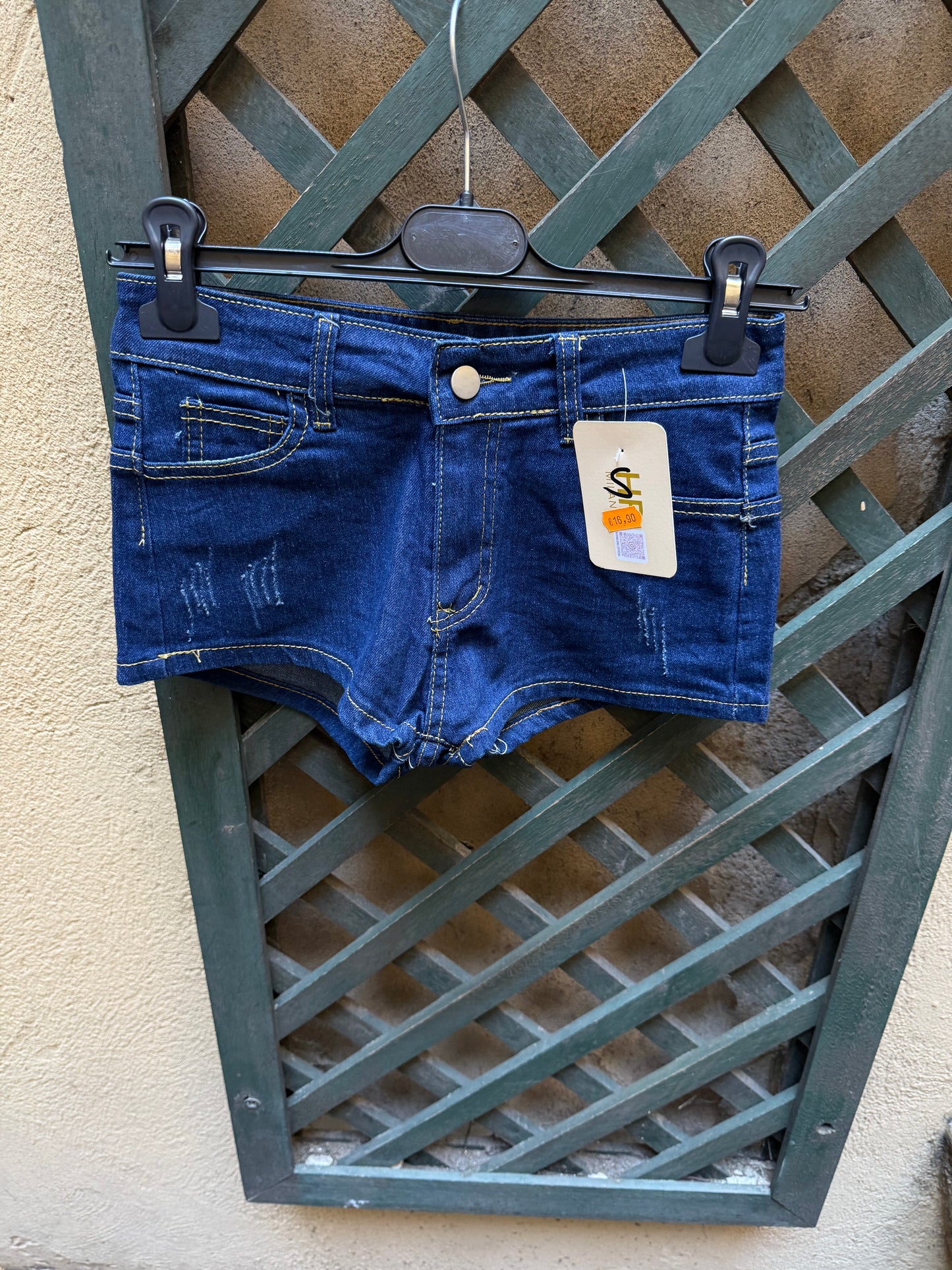 Pantaloncino Blu denim