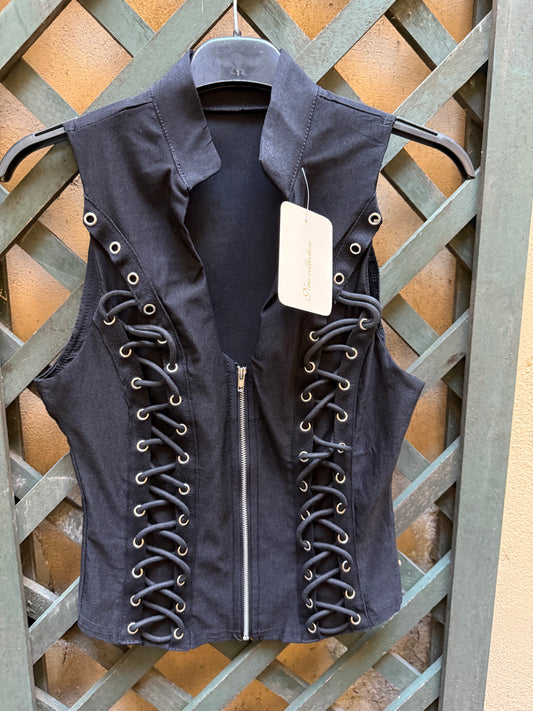 Canotta Intrecc nera