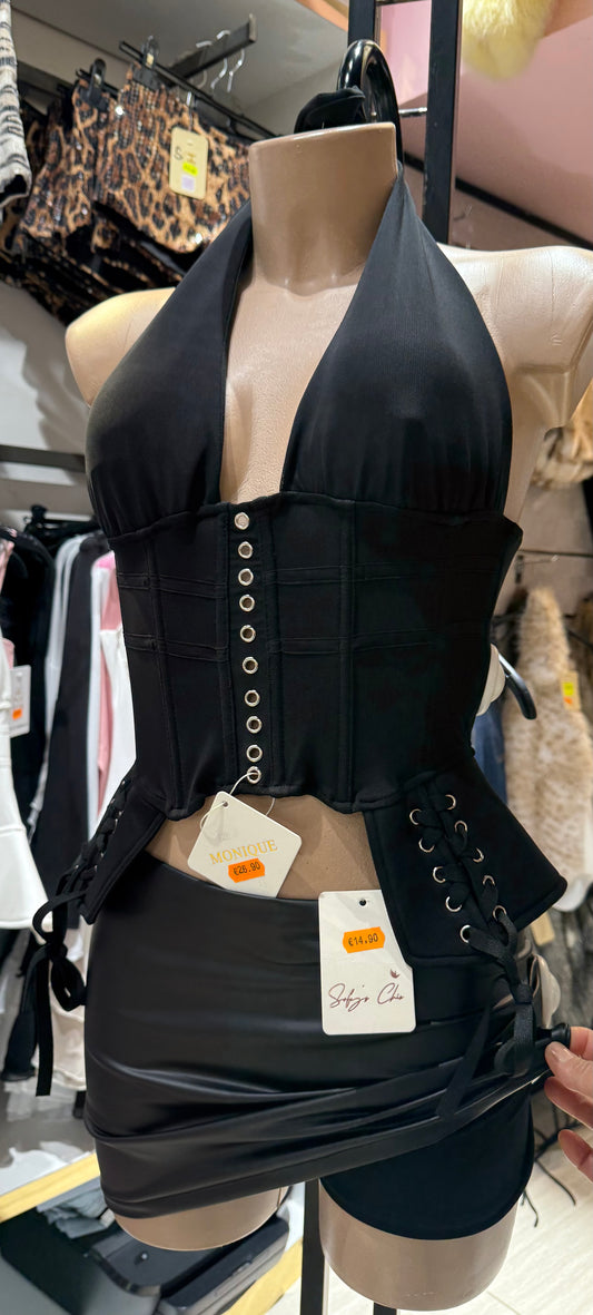 Top stile corsetto