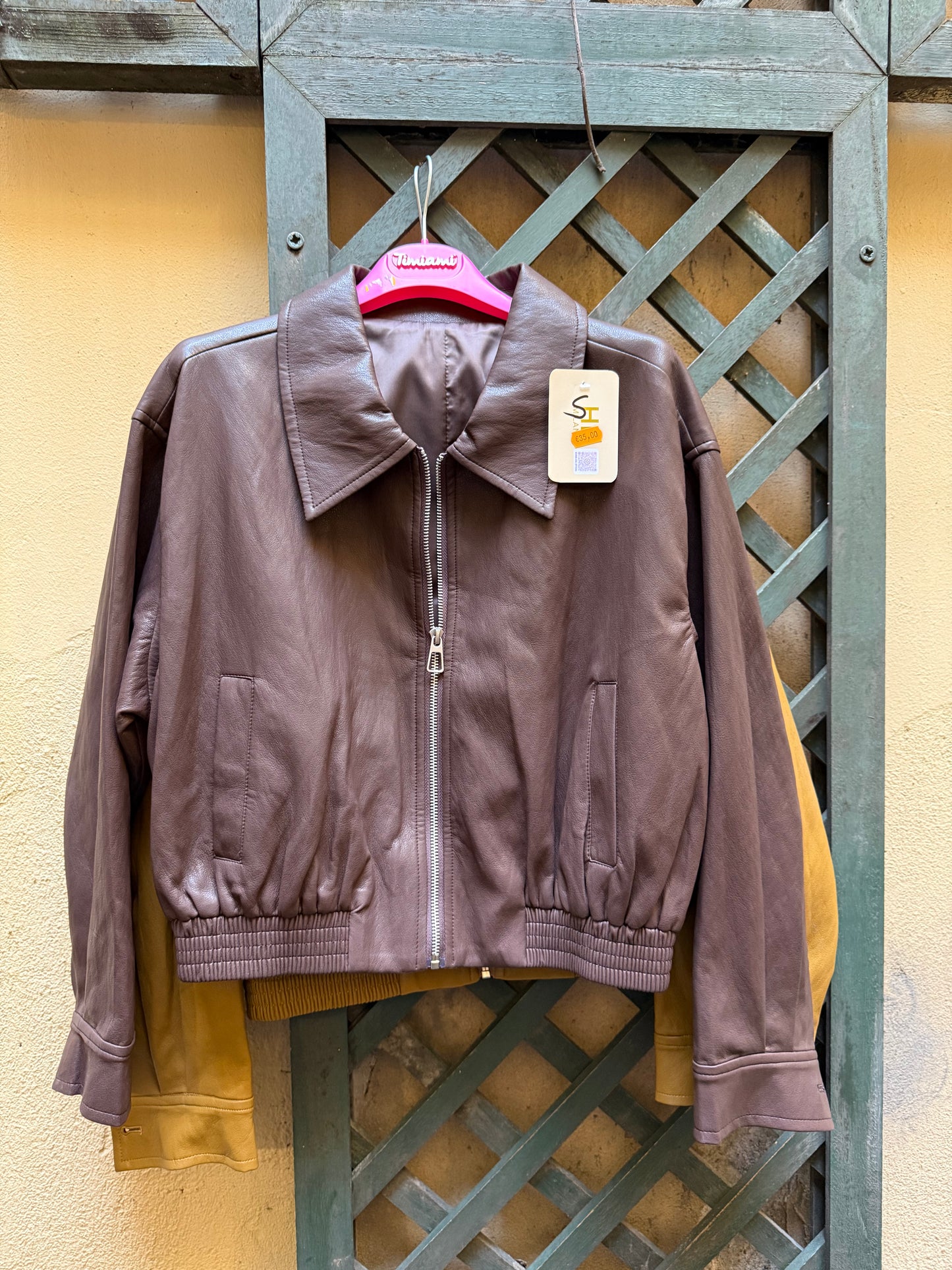 Giacca in pelle Borea