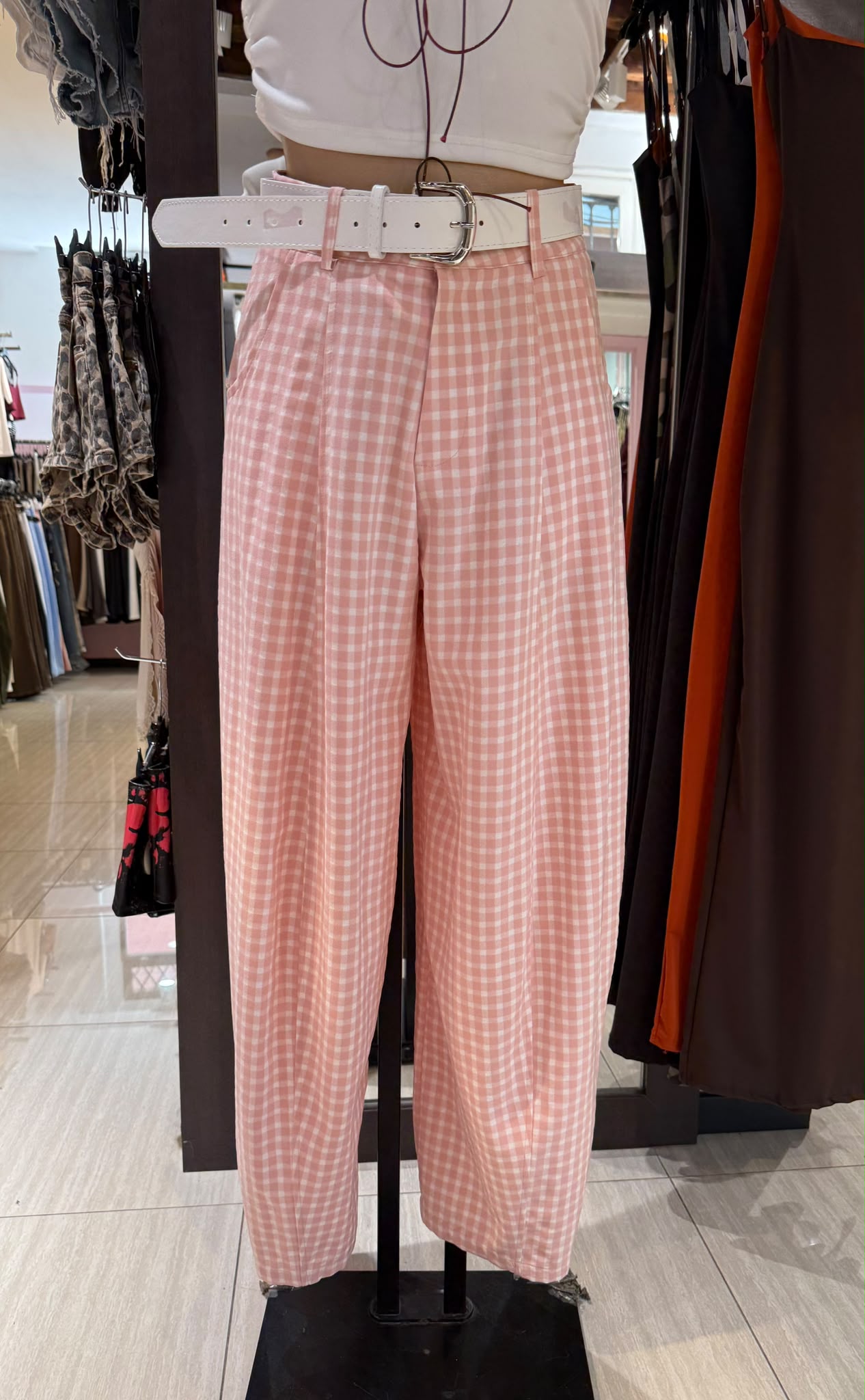 Pantalone a quadri