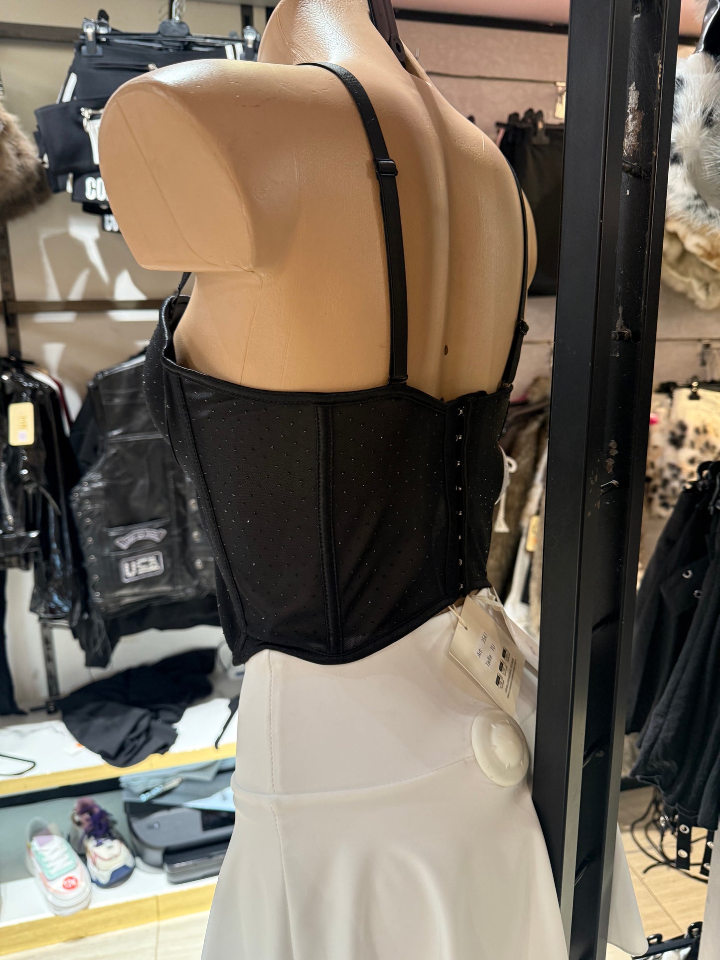 Top stile corsetto glamour