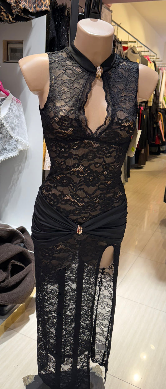 Vestito in Pizzo lungo