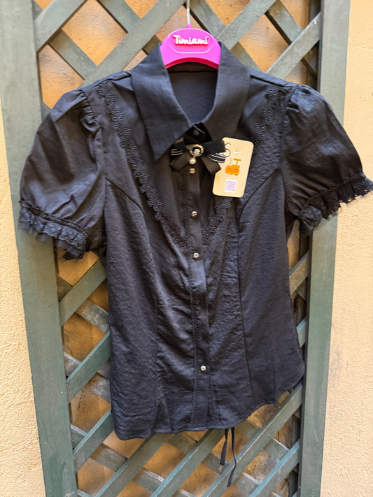 Camicia corta Midnight Crop