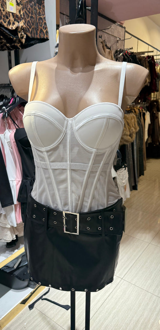 Top stile corsetto