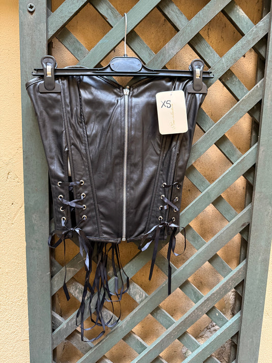 Corsetto in pelle