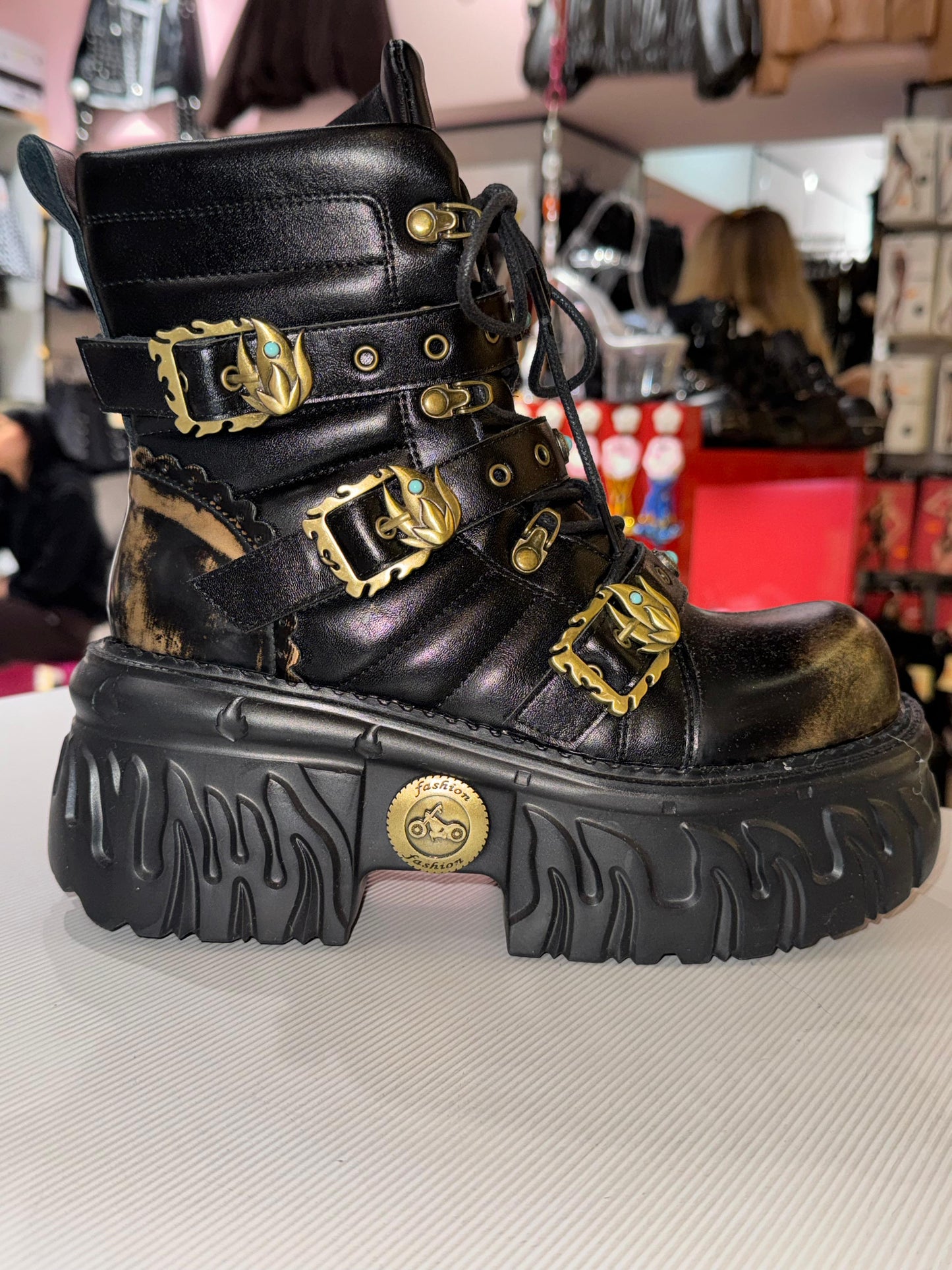 Stivale Platform Basso