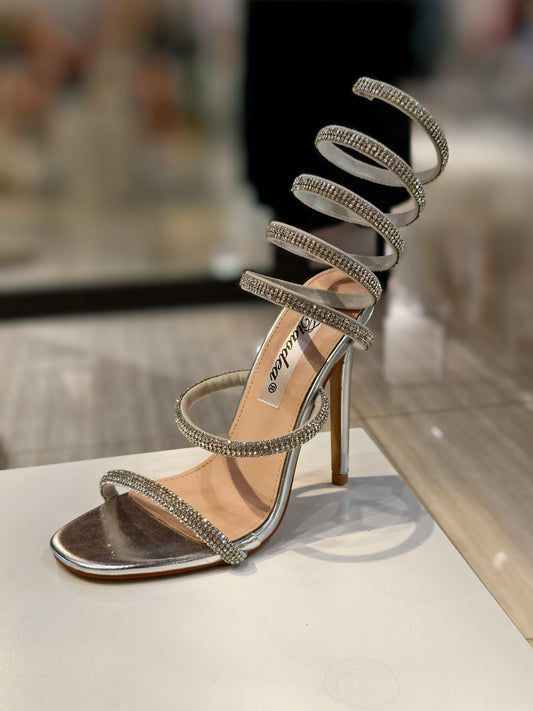 Tacco Spillo giro Brillantinato