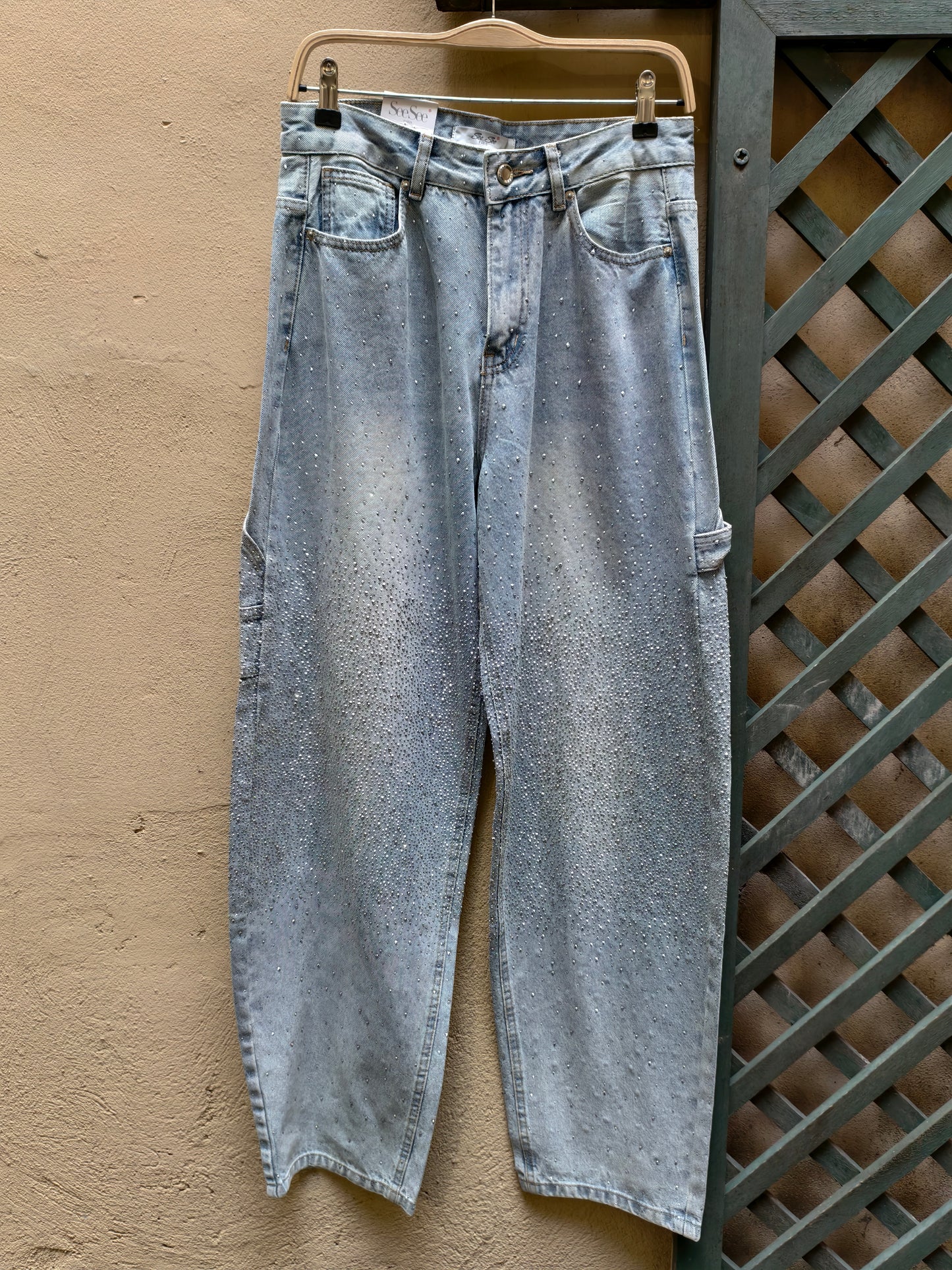 Jeans Brillantinato Crystal Denim