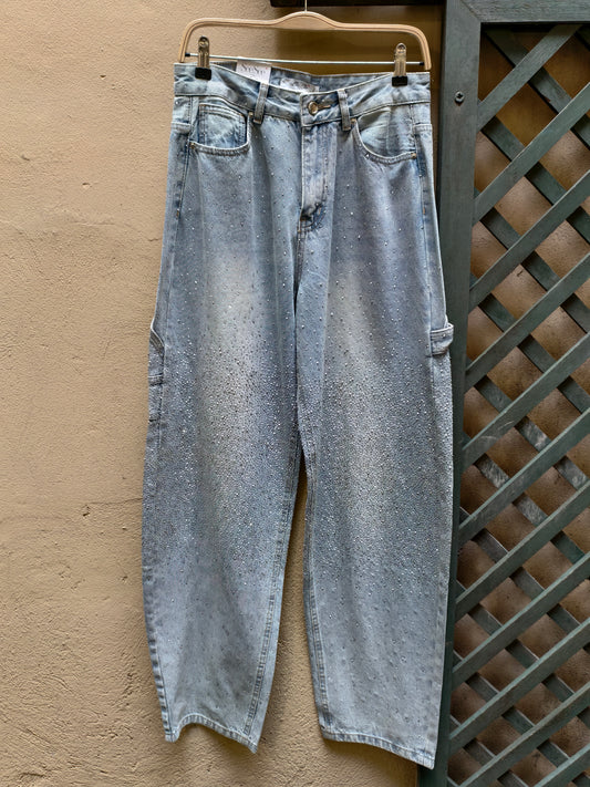 Jeans Brillantinato Crystal Denim