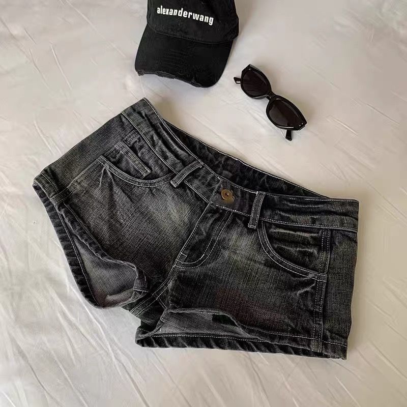 Pantaloncino Denim Grigio