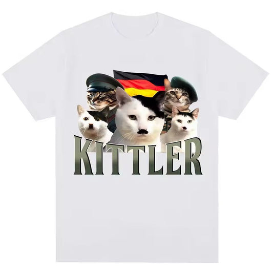 T-shirt cat Kit in cotone