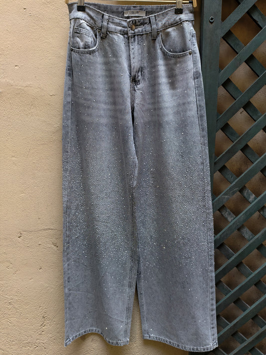 Jeans Brillantinato Crystal Denim