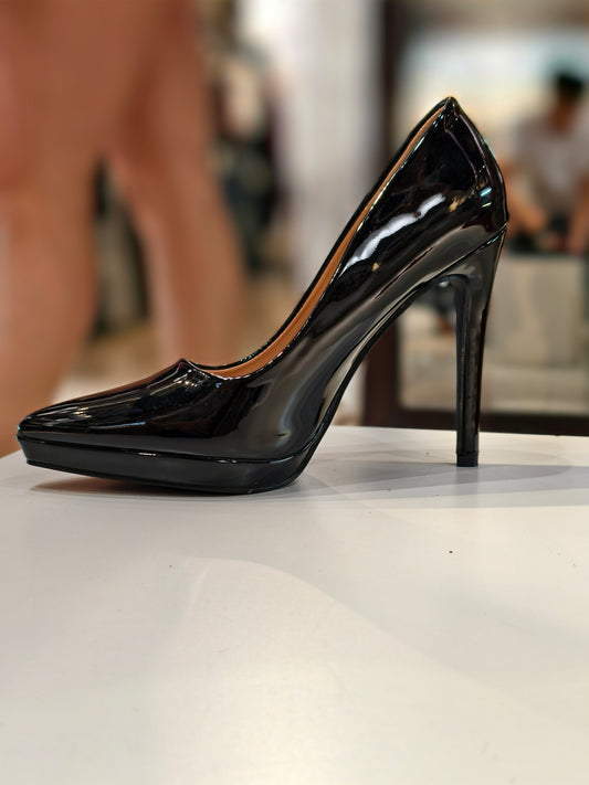 Décolleté Plateau lucide nere