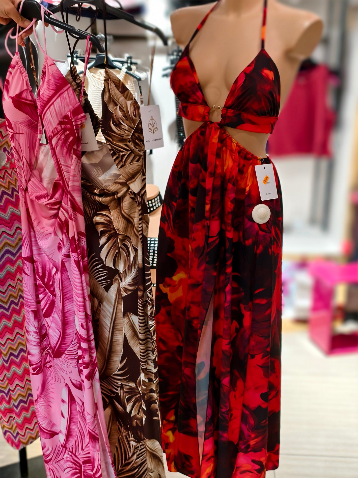 Vestito lungo flower
