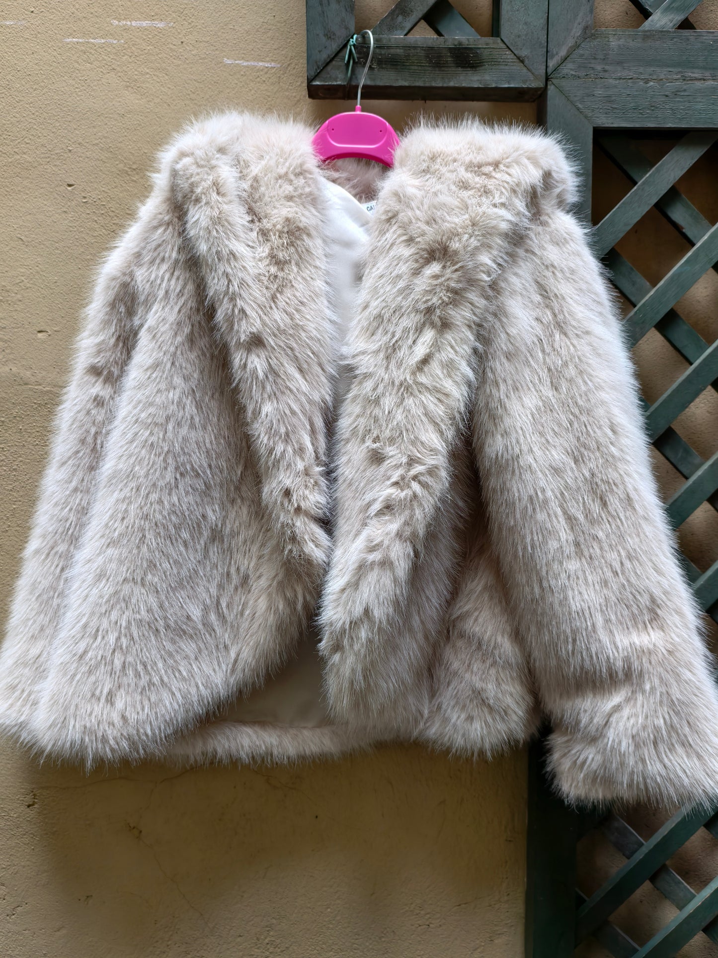 Pelliccia giacca con cappuccio