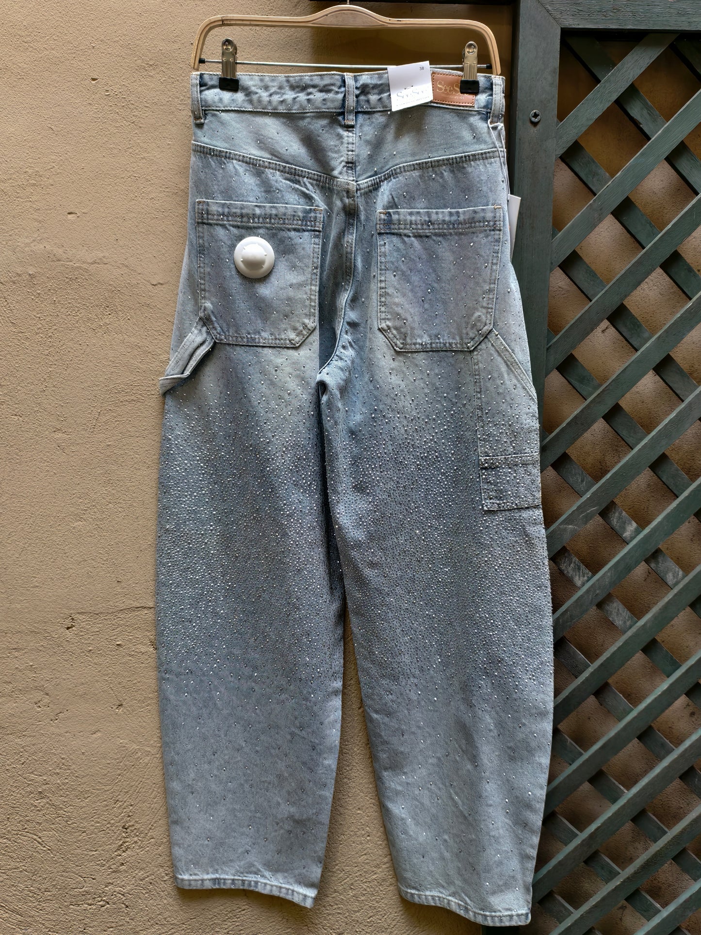Jeans Brillantinato Crystal Denim