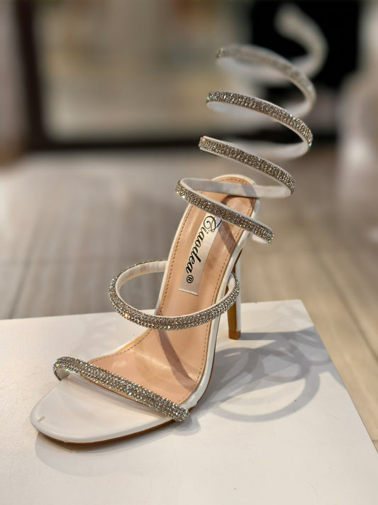 Tacco Spillo giro Brillantinato