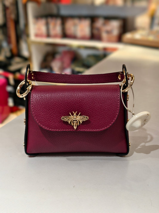 Borsetta Bee artigianale pelle vera