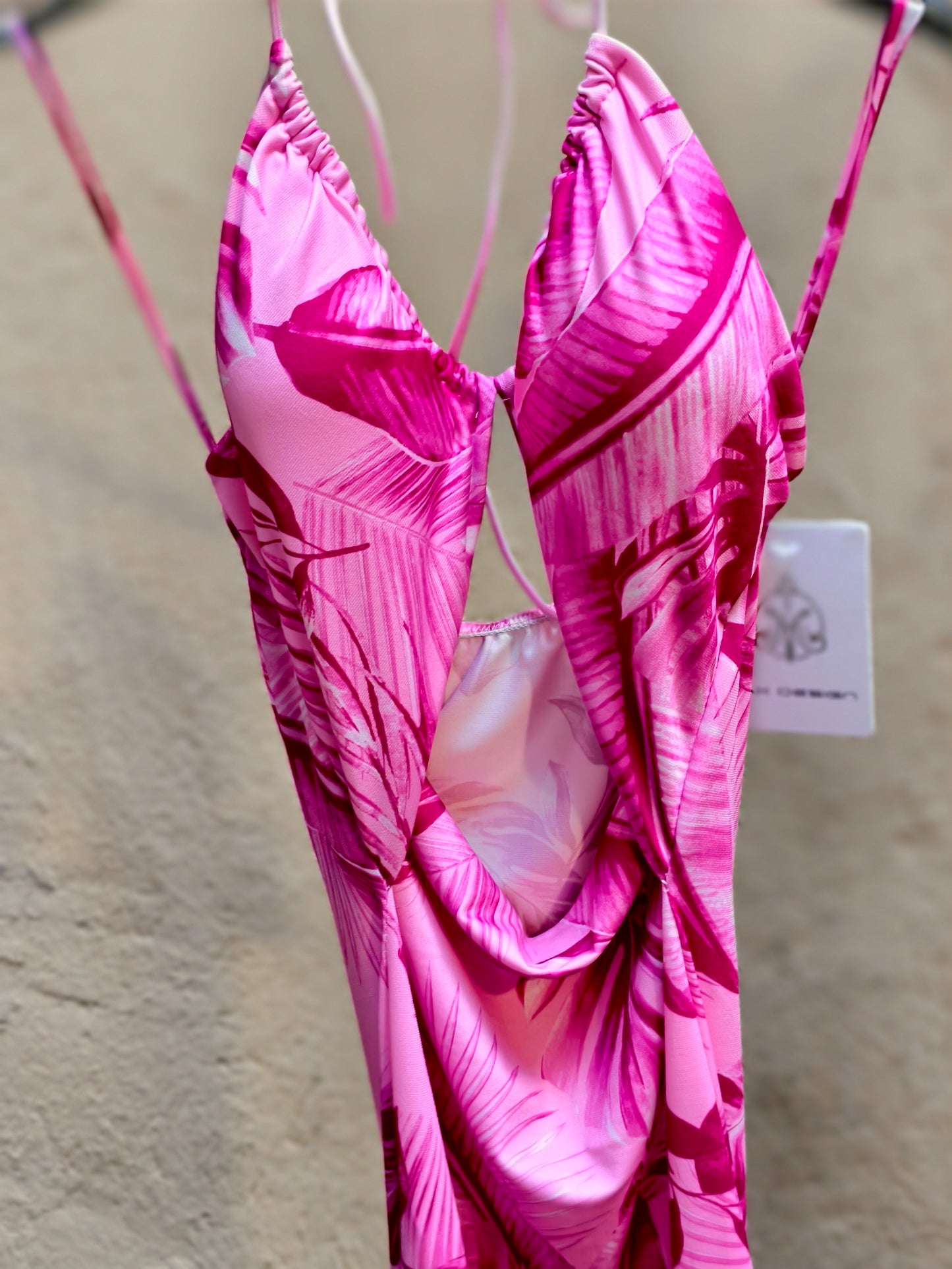 Vestito lungo colorato