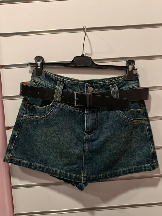 Gonna corto in jeans