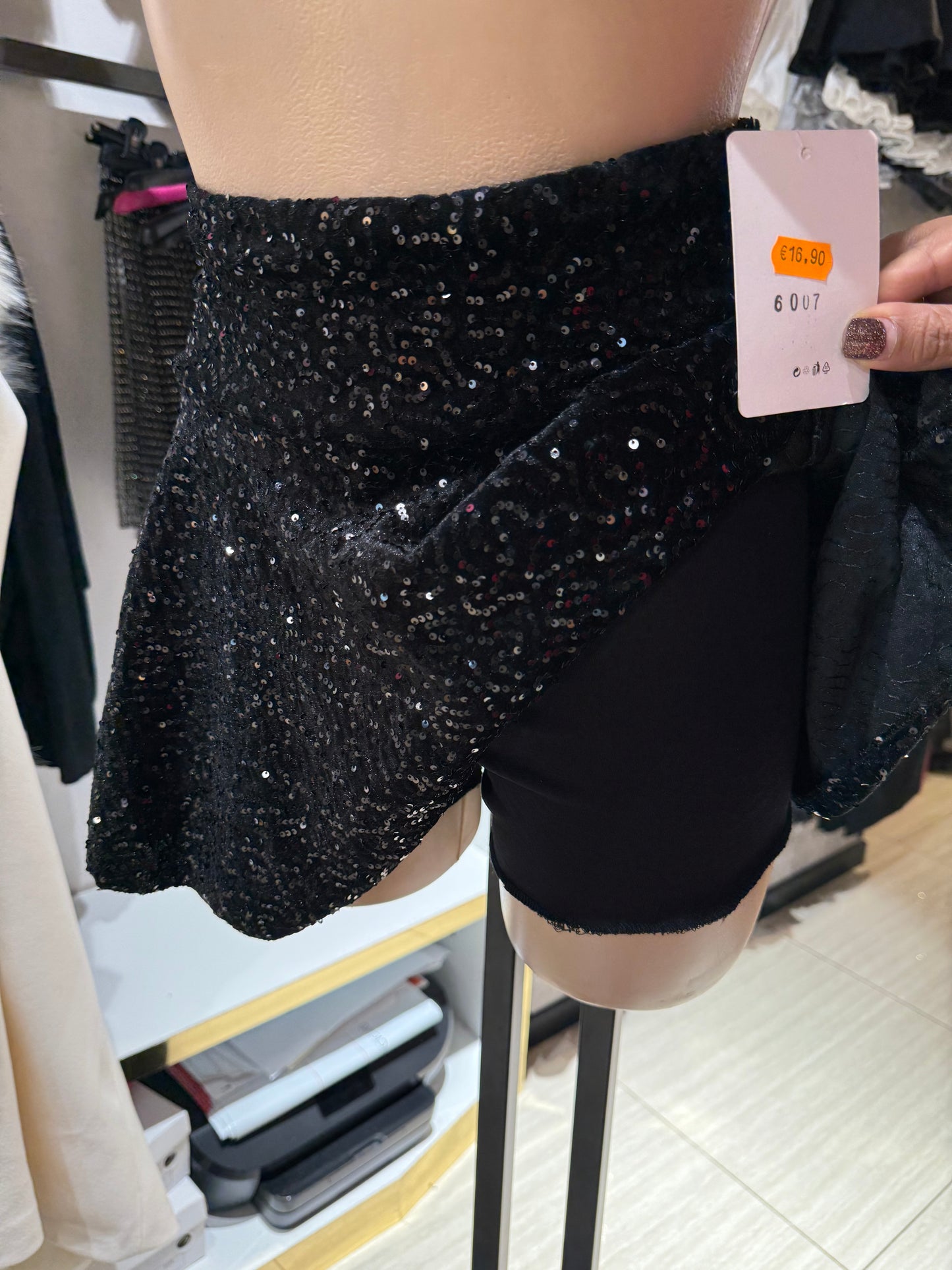 Gonna Brillantinati strass