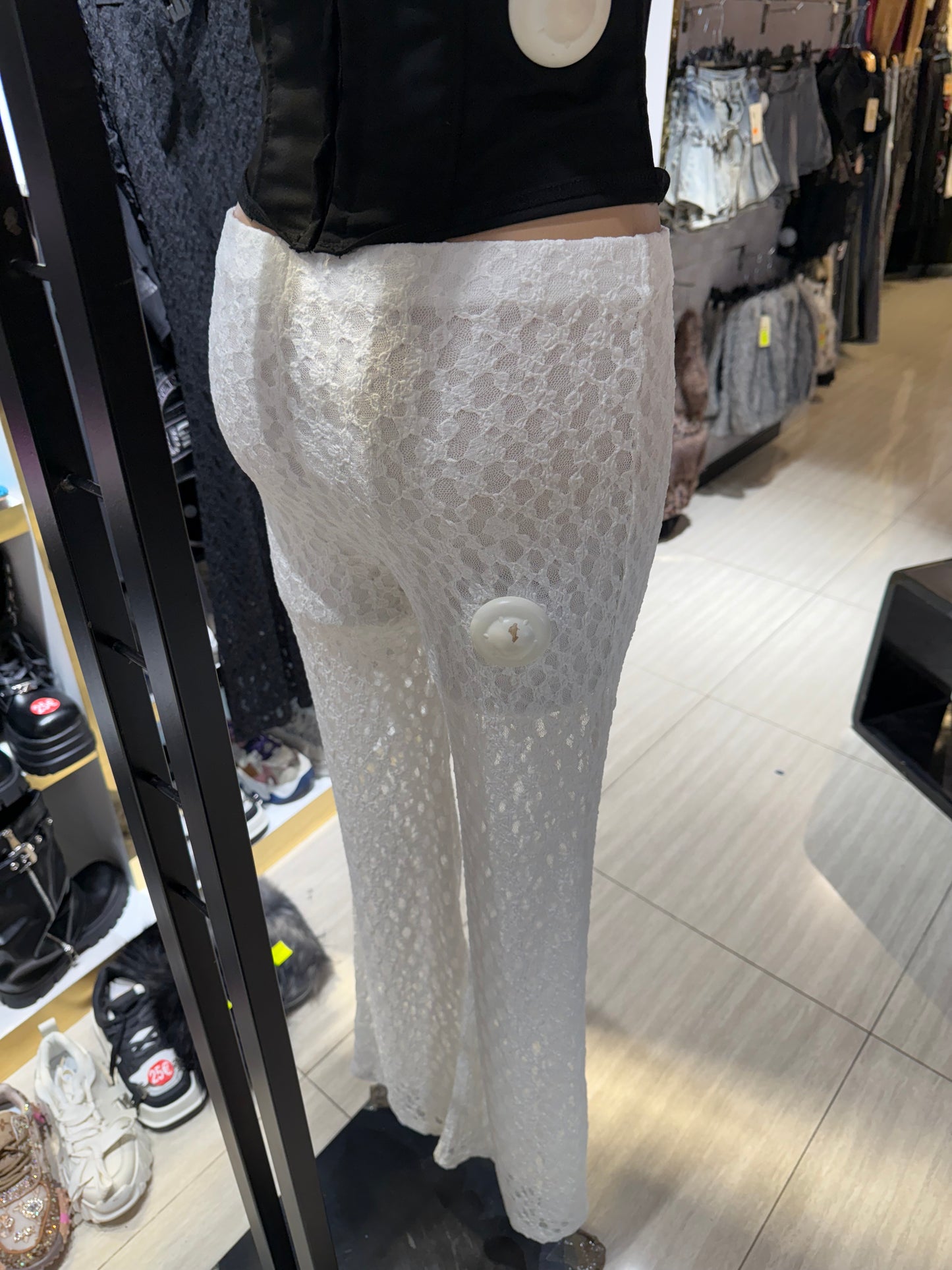 Pantaloni in pizzo Elite