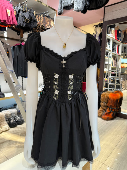 Vestito flower and cross