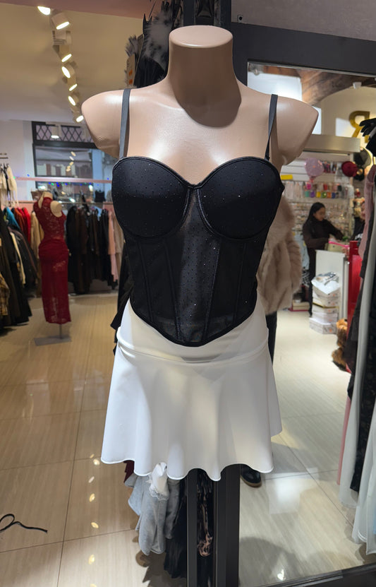 Top stile corsetto glamour