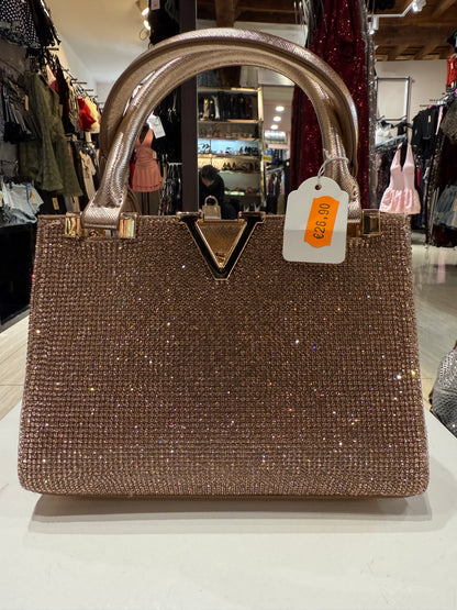 Borsa brillantinato