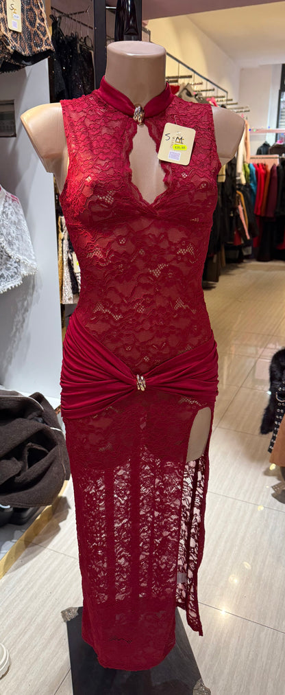 Vestito in Pizzo lungo