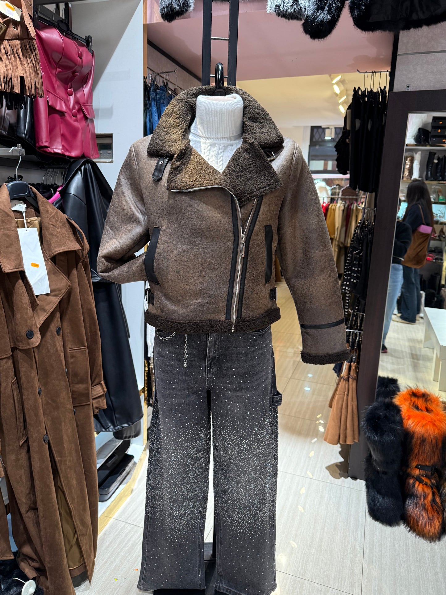 Giacca imbottito dentro