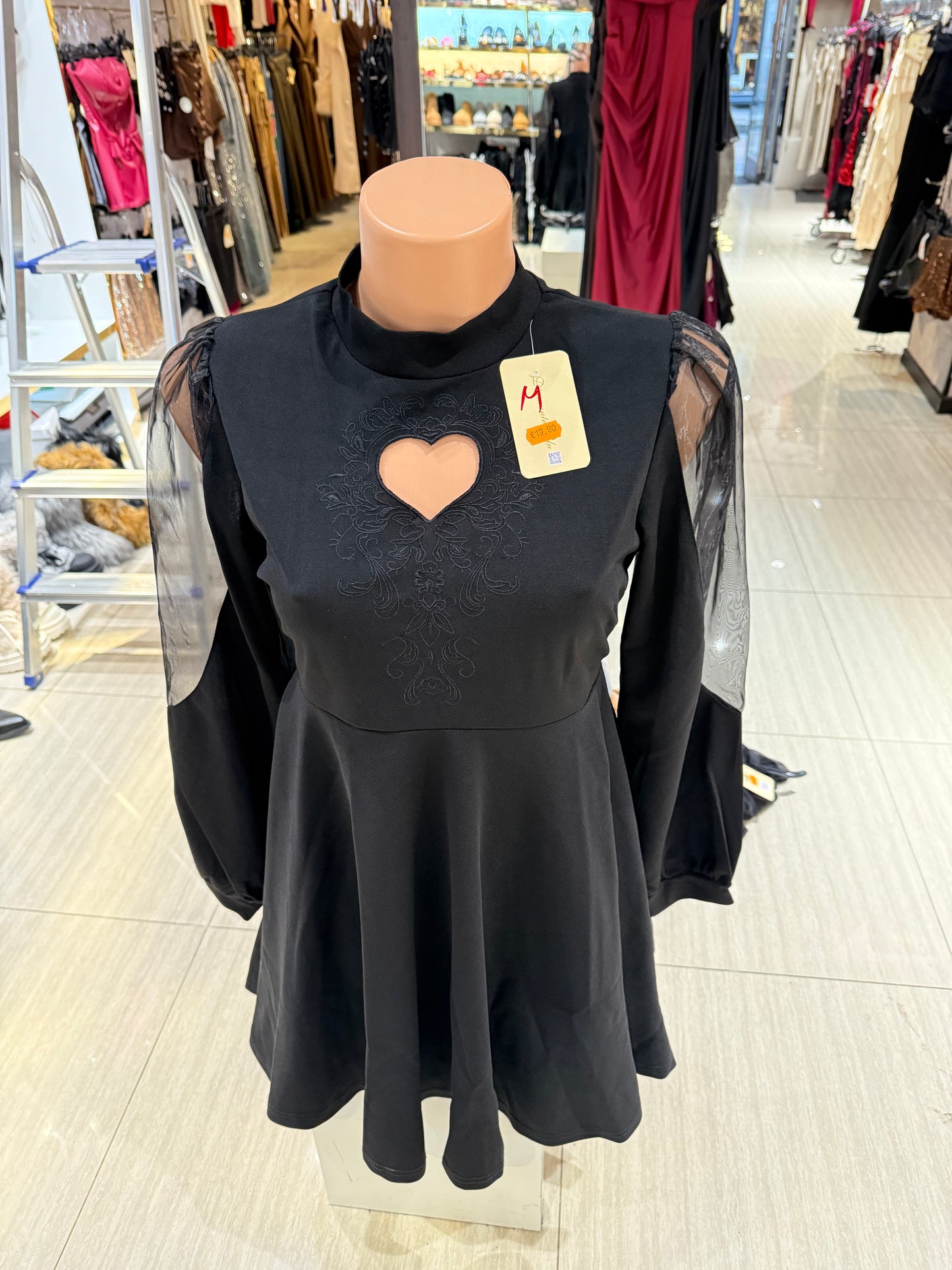 Vestito goth heart