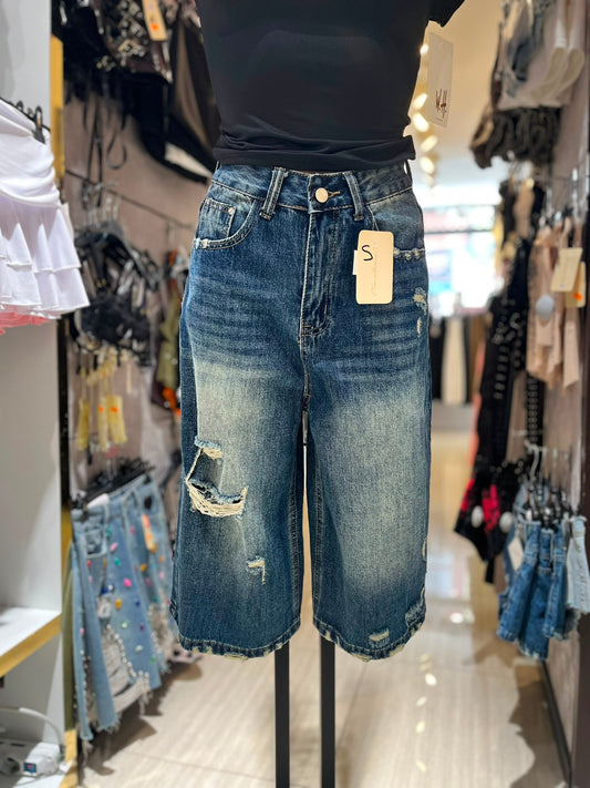 Pantaloncino Jeans Lungo 1
