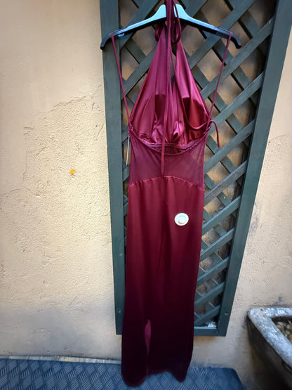 Vestito lungo raso classic