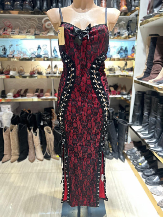 Vestito Lungo con Lacce