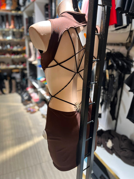 Vestito Corto Backless