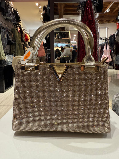 Borsa brillantinato