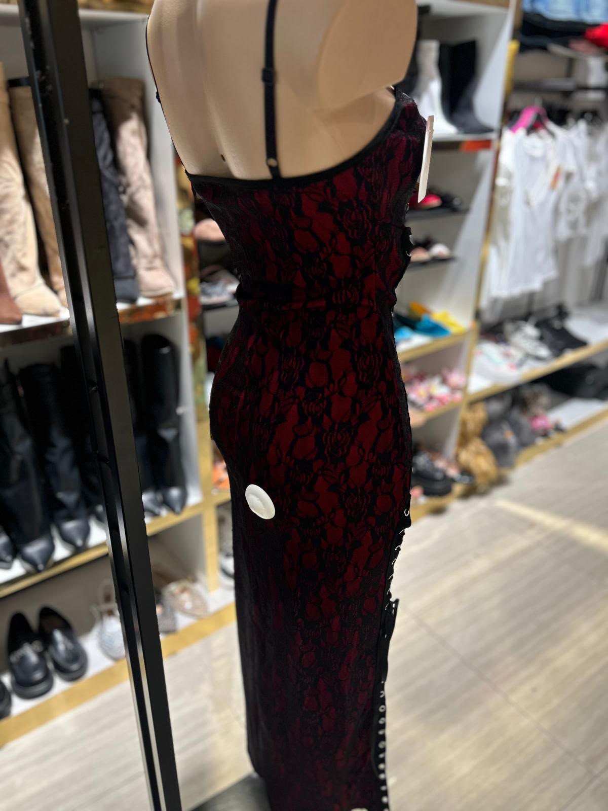 Vestito Lungo con Lacce