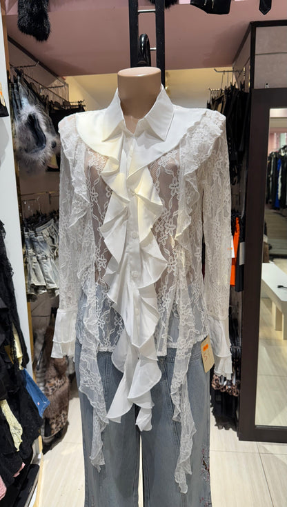 Camicia in pizzo