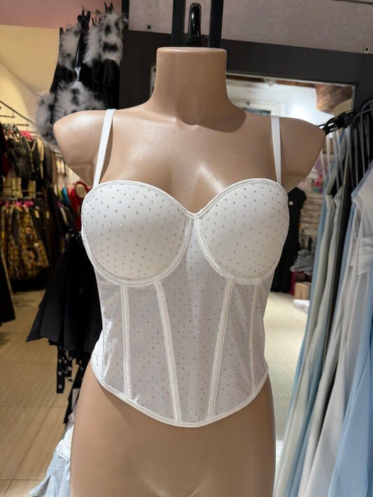 Top stile corsetto glamour