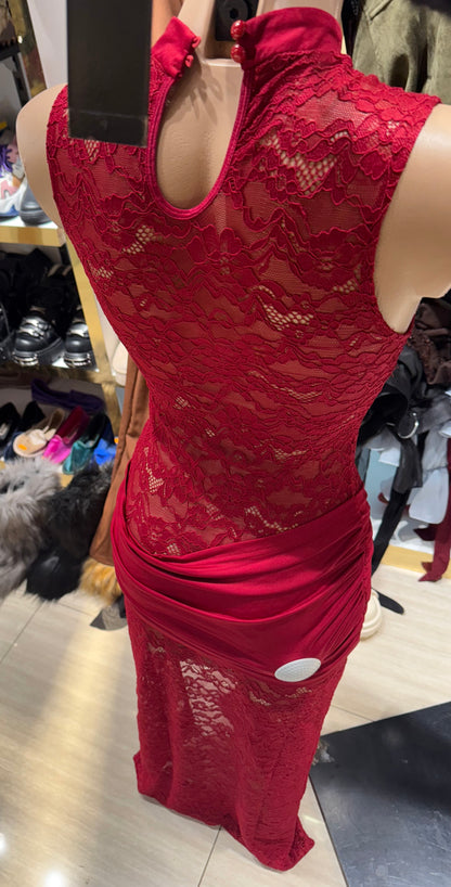 Vestito in Pizzo lungo