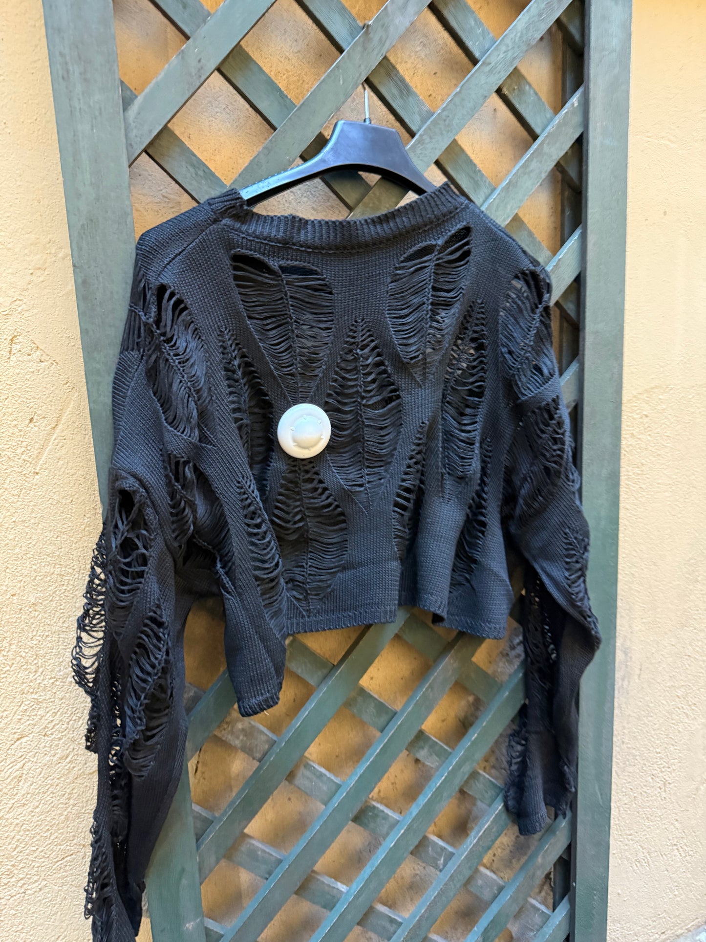 Maglione oversize Strappato