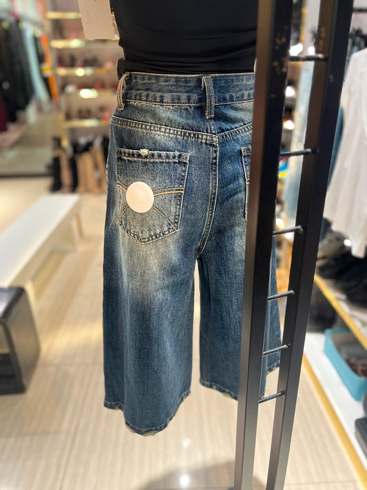 Pantaloncino Jeans Lungo 1