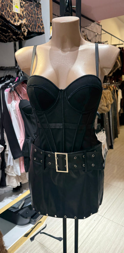 Top stile corsetto