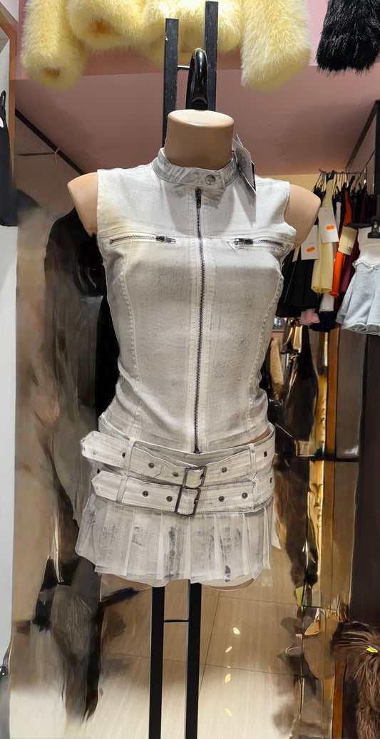 Completo Top e Gonna shining