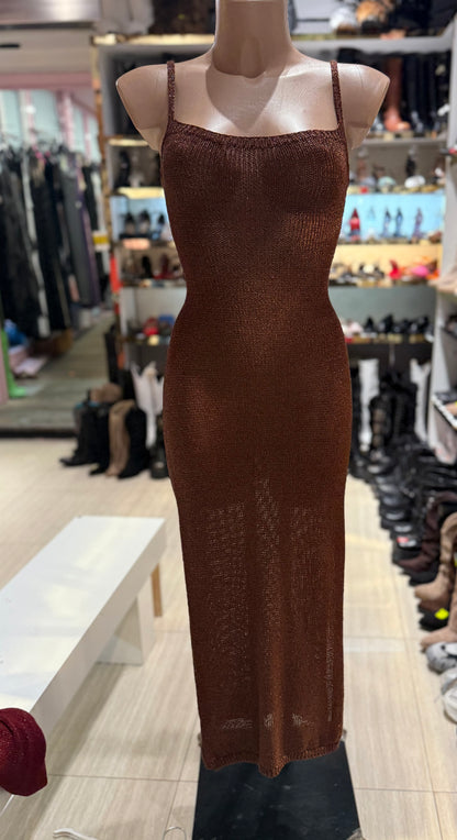 Vestito Mesh lungo