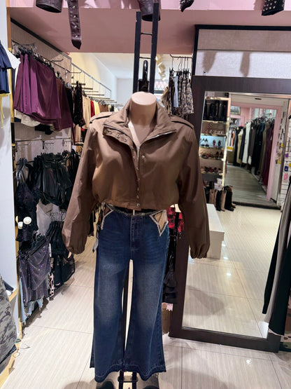 Jeans brillantine laterali