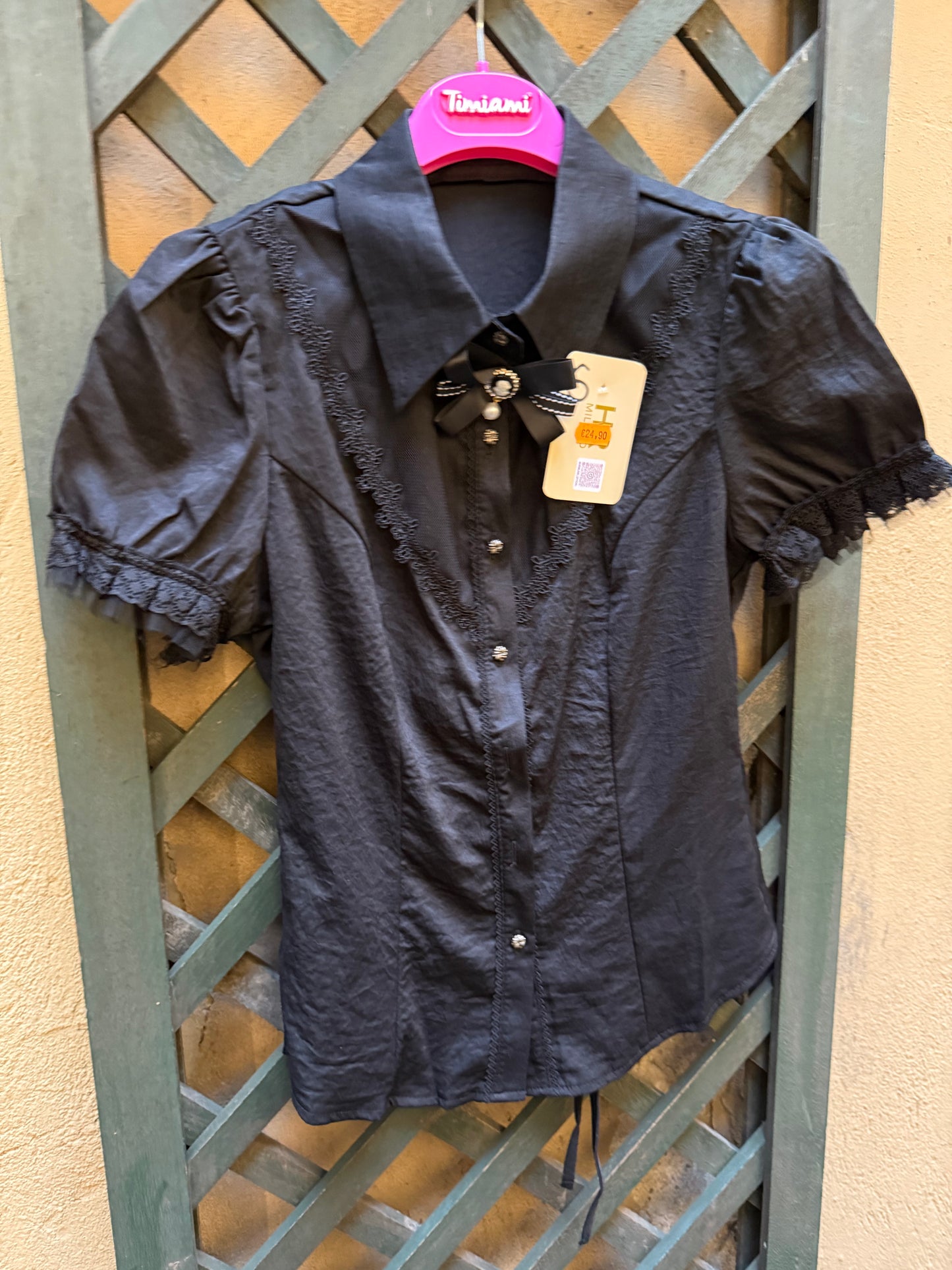 Camicia corta Midnight Crop