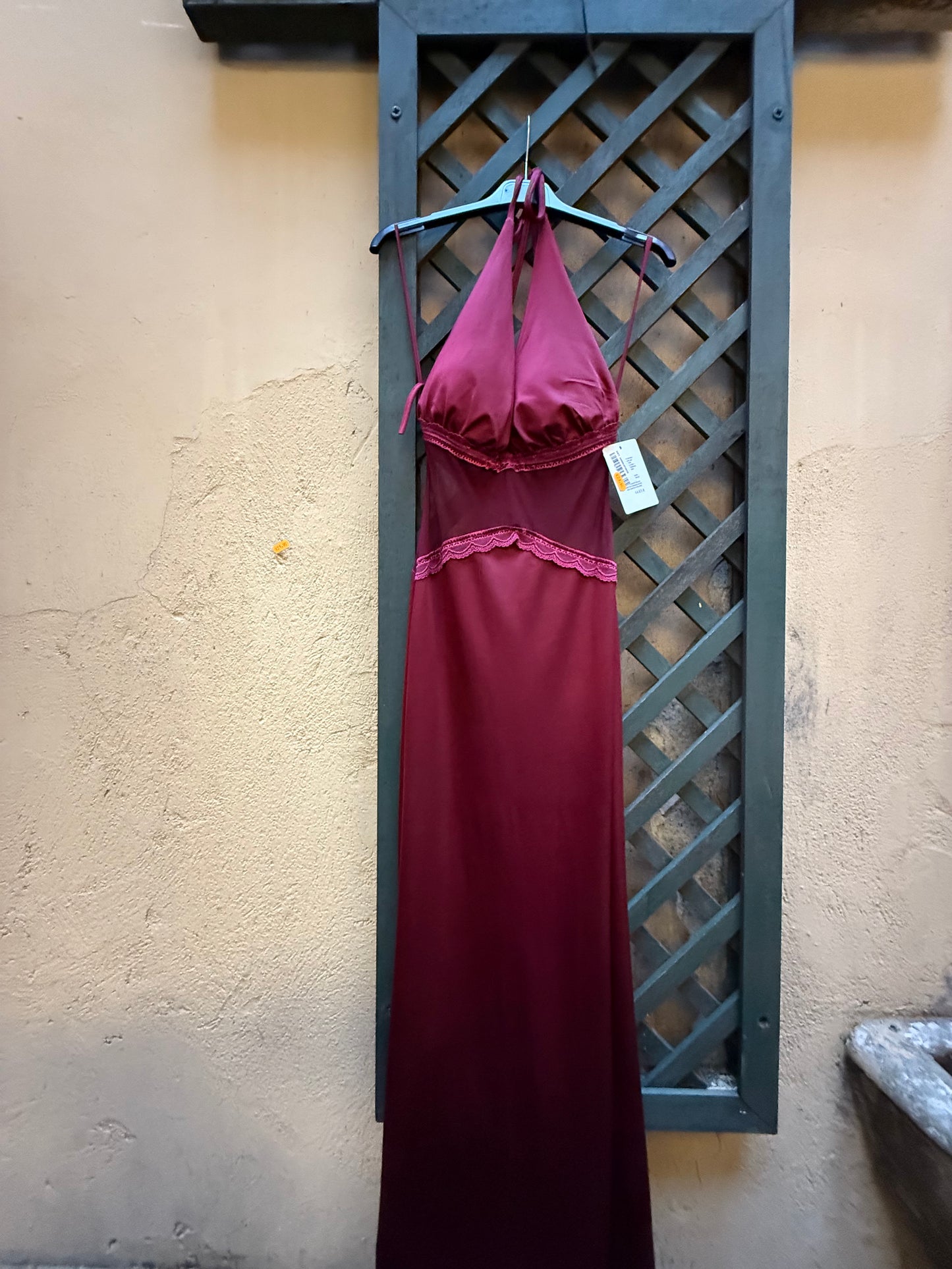 Vestito lungo raso classic